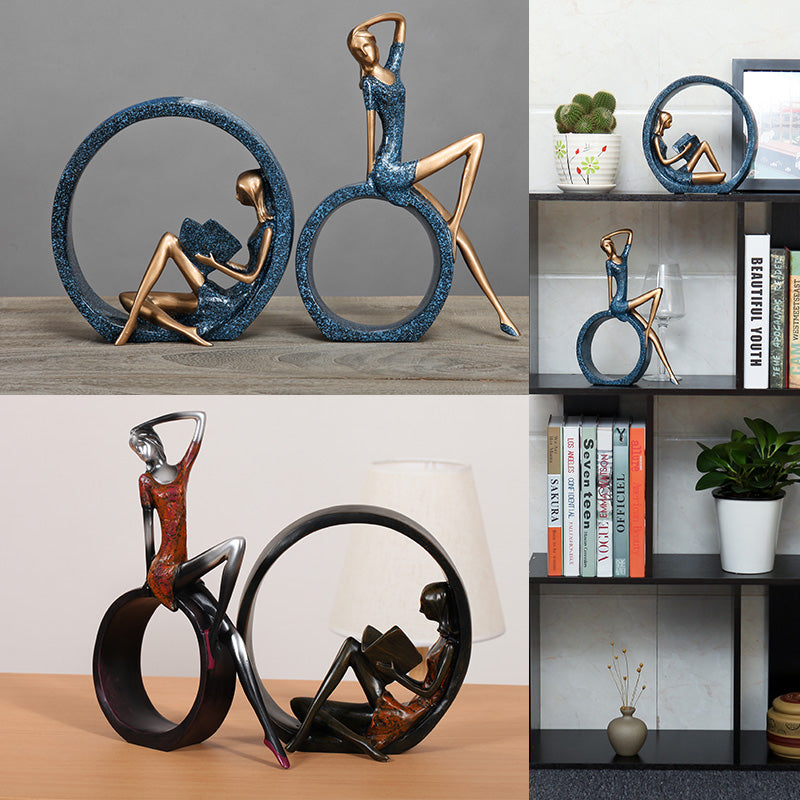 Kreative europäische Miniatur moderne Mädchenfiguren | Karnz