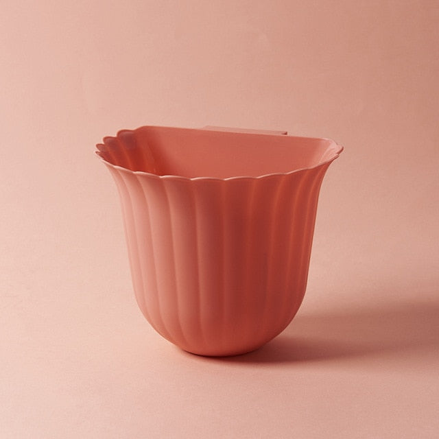 Nordic Flower Shape Hanging Trash Can | Karnz