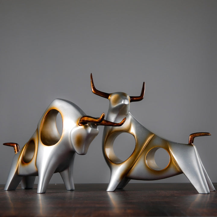Nordic Style Bull Skulptur Heimdekoration | Karnz