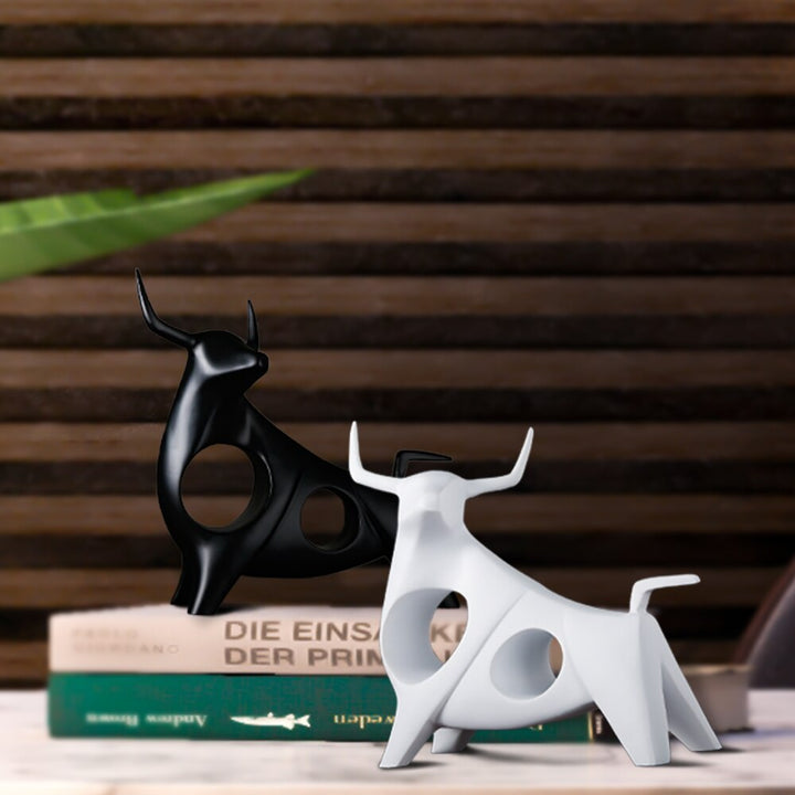 Nordic Style Bull Skulptur Heimdekoration | Karnz