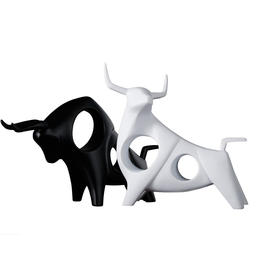 Nordic Style Bull Skulptur Heimdekoration | Karnz