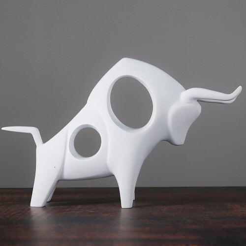 Nordic Style Bull Skulptur Heimdekoration | Karnz