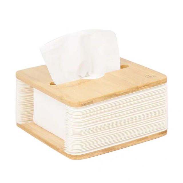 Nordic Bamboo FoldaKarnze Tissue Box | Karnz