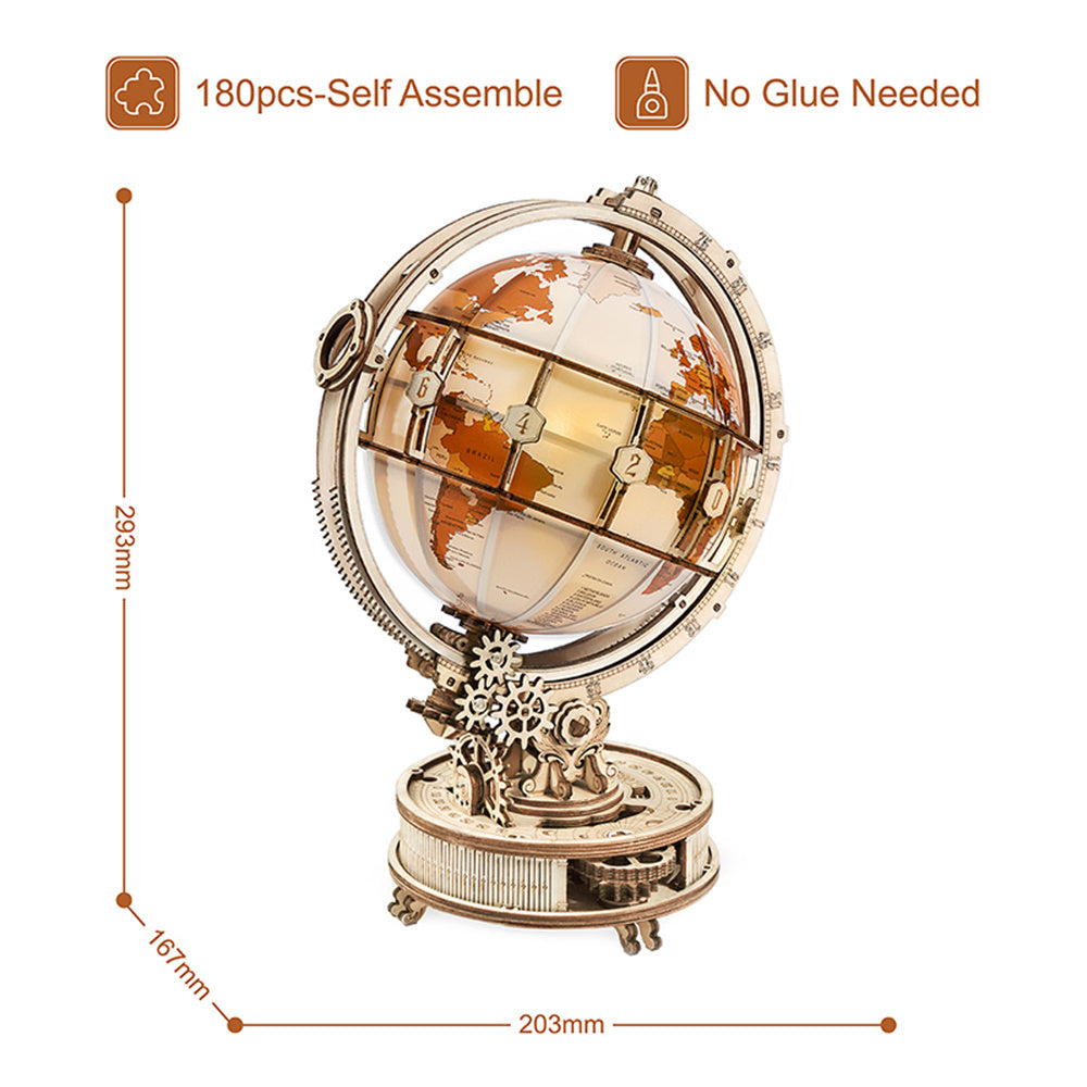 3D-Puzzle Leuchtender Globus | Karnz