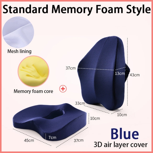 Bürostuhl Memory Foam Kissen Set | Karnz