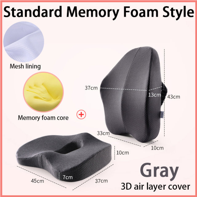Bürostuhl Memory Foam Kissen Set | Karnz