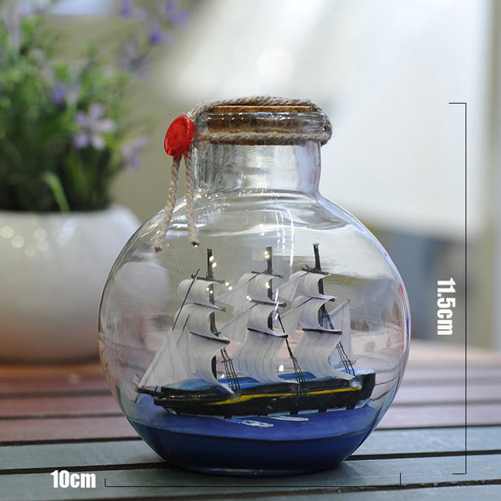 Kreative Glasflasche Schiff | Karnz