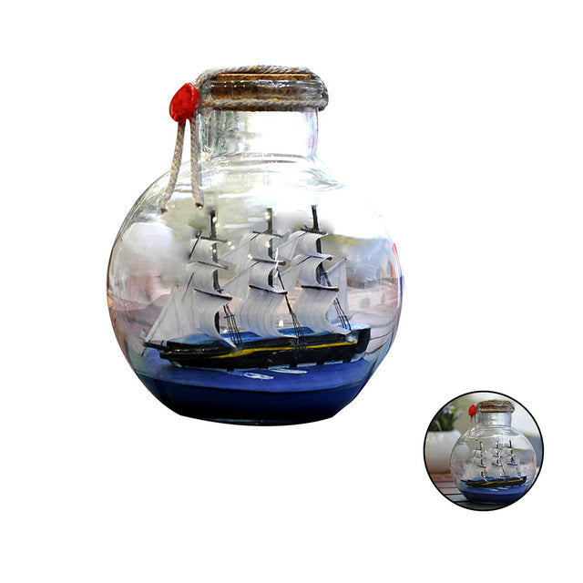 Kreative Glasflasche Schiff | Karnz