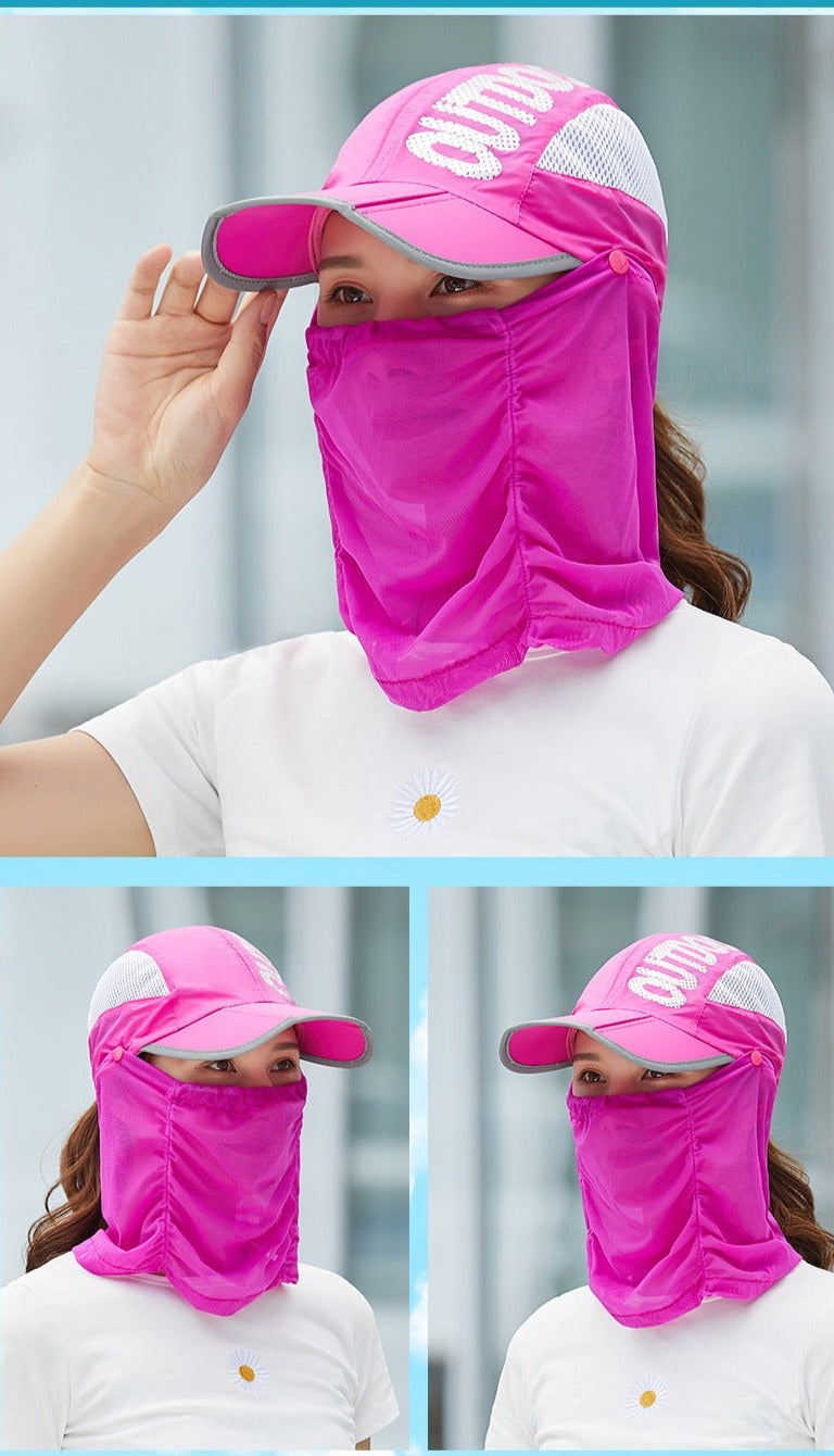 Anti-Ultraviolet Outdoor Atmungsaktive Sommermaske Hut | Karnz