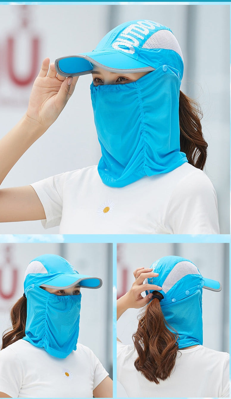 Anti-Ultraviolet Outdoor Atmungsaktive Sommermaske Hut | Karnz