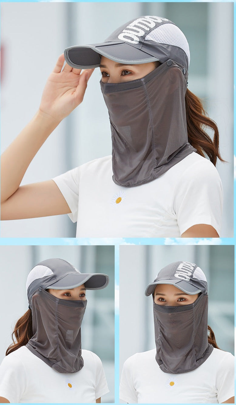 Anti-Ultraviolet Outdoor Atmungsaktive Sommermaske Hut | Karnz