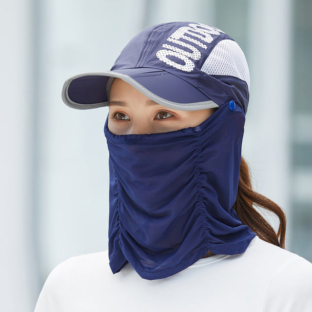 Anti-Ultraviolet Outdoor Atmungsaktive Sommermaske Hut | Karnz