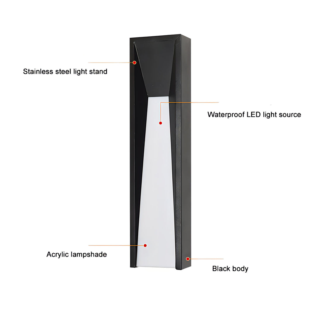 Parv - Edelstahl IP65 Moderne Wand Lichtarmatur | Karnz