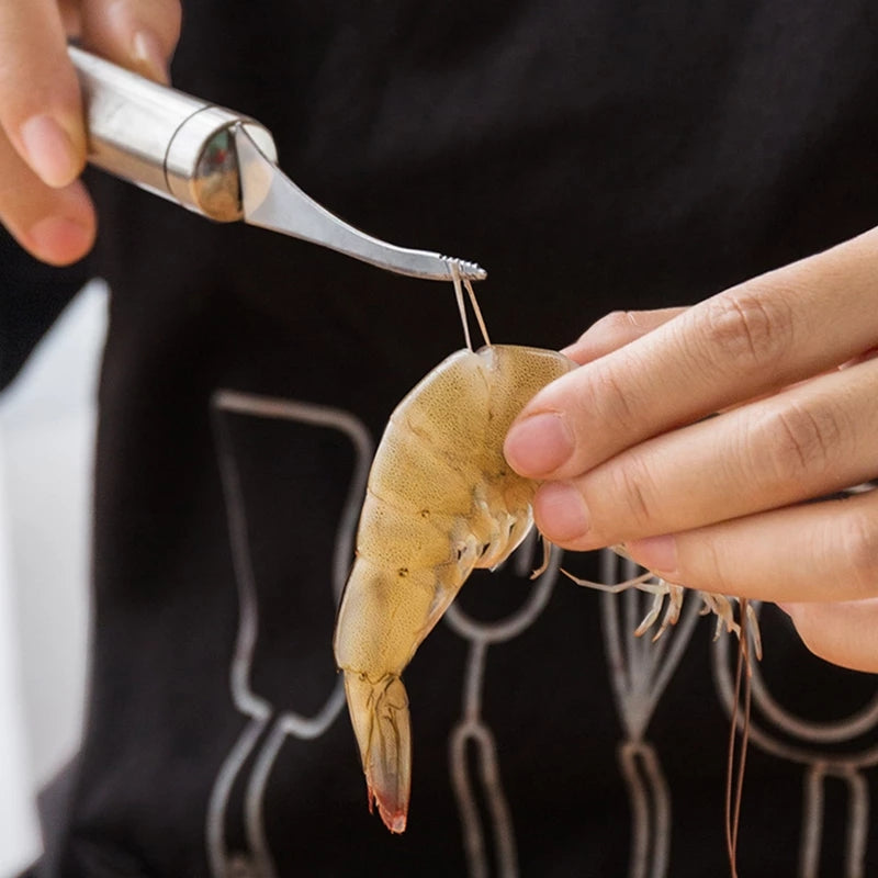 Shrimp Cleaner Edelstahl Schneider