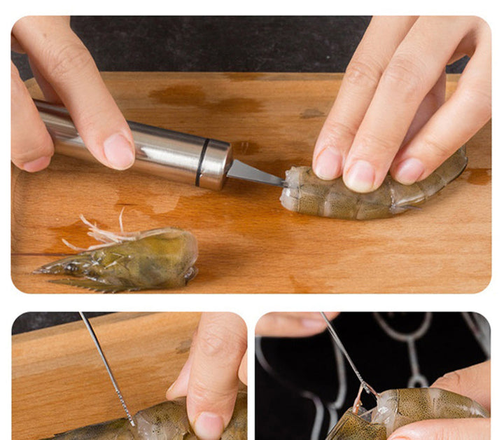 Shrimp Cleaner Edelstahl Schneider