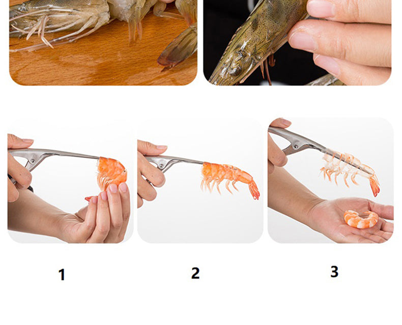 Shrimp Cleaner Edelstahl Schneider