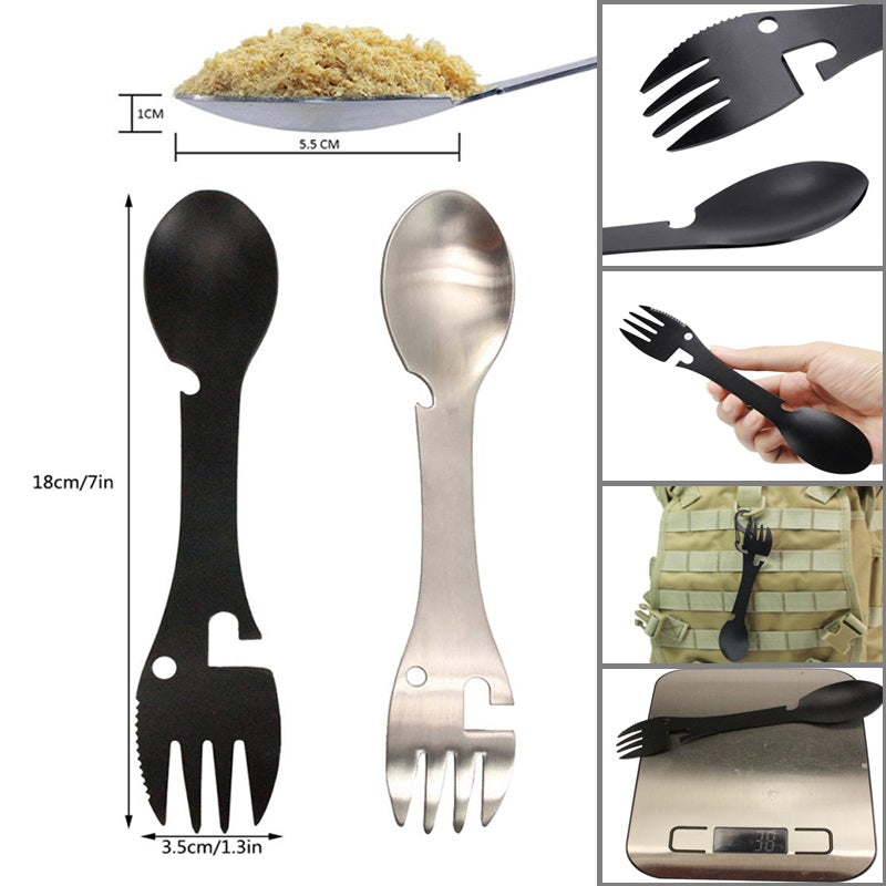 Edelstahl Multifunktionaler Flaschenöffner Spork | Karnz
