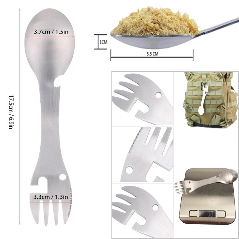 Edelstahl Multifunktionaler Flaschenöffner Spork | Karnz