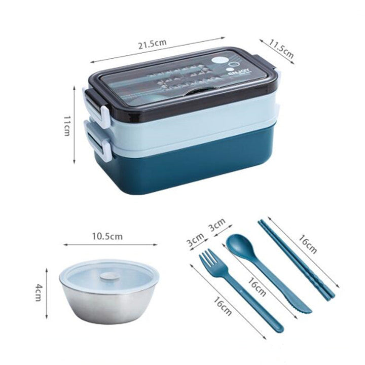 Doppelschichtige Auslaufsichere Suppenschüssel Lunchbox | Karnz
