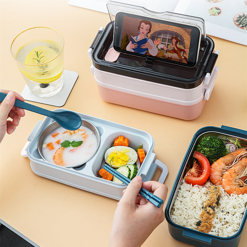 Doppelschicht auslaufsichere Suppenschüssel Lunchbox | Karnz