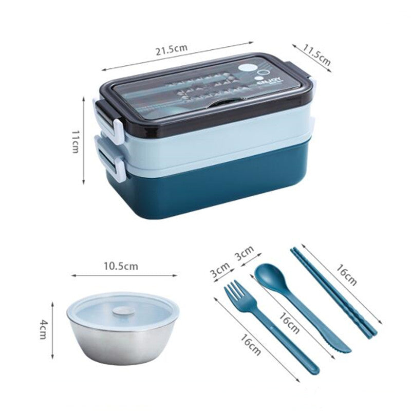 Doppelschicht auslaufsichere Suppenschüssel Lunchbox | Karnz