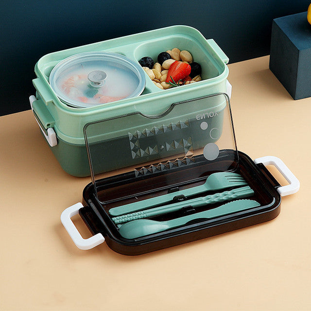 Doppelschicht auslaufsichere Suppenschüssel Lunchbox | Karnz