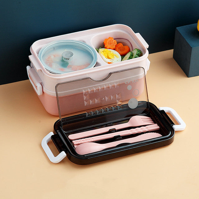 Doppelschicht auslaufsichere Suppenschüssel Lunchbox | Karnz
