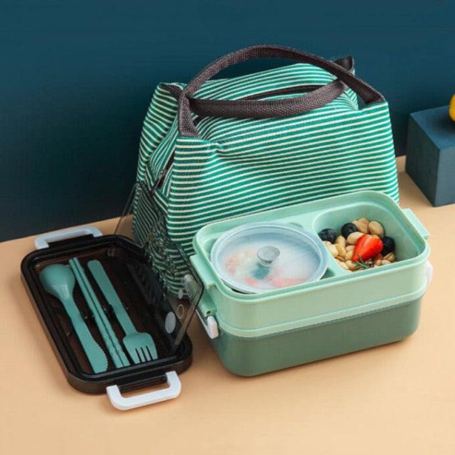 Doppelschicht auslaufsichere Suppenschüssel Lunchbox | Karnz