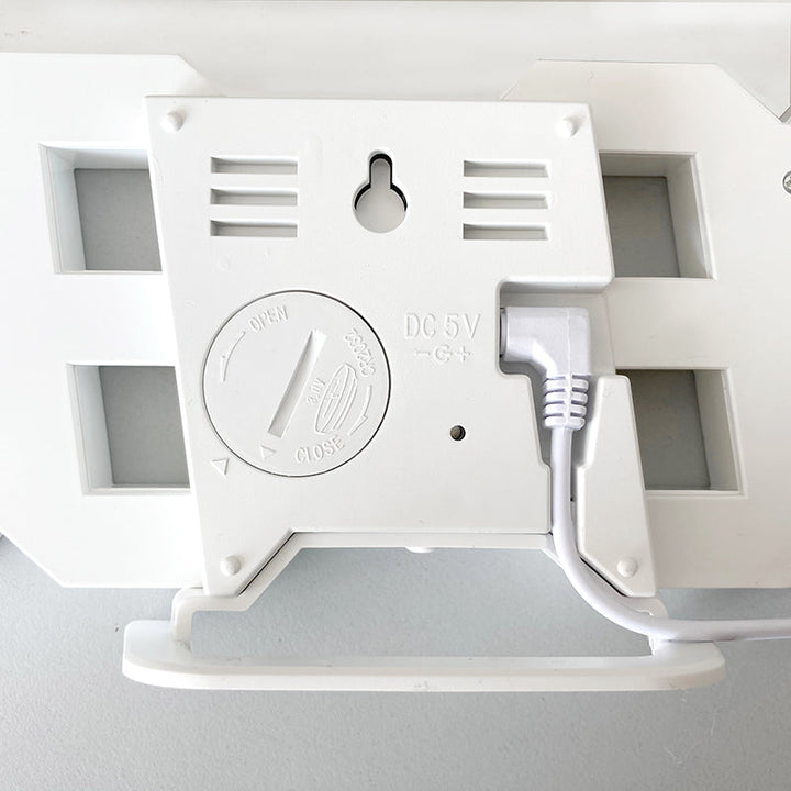 3D LED Moderne Digitale Alarm Wand Uhr | Karnz