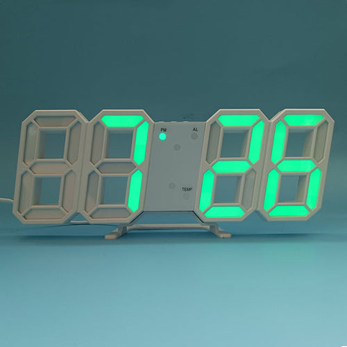 3D LED Moderne Digitale Alarm Wand Uhr | Karnz
