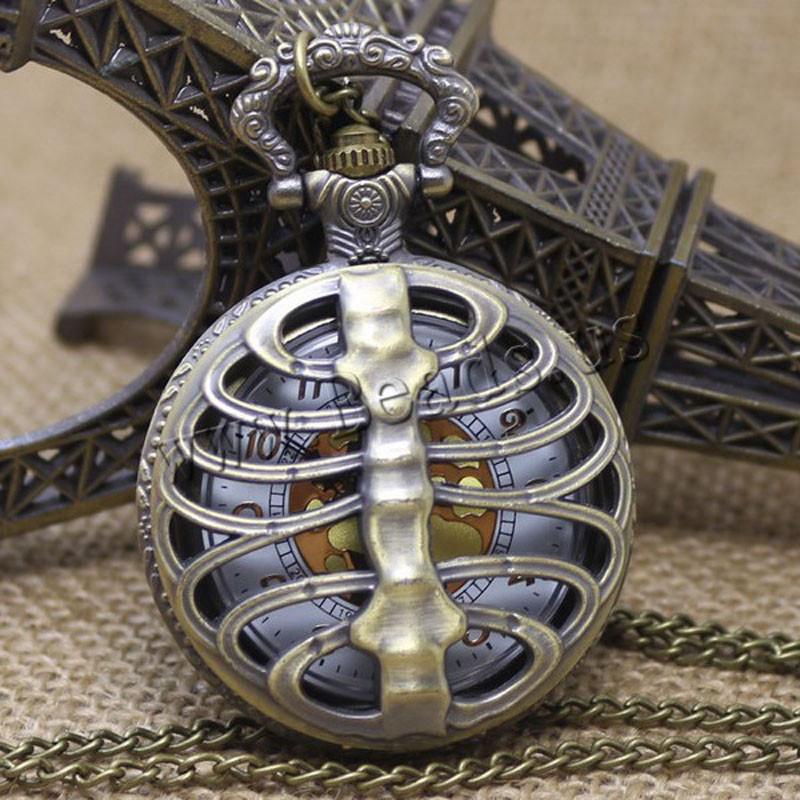Steampunk Knochen Taschenuhr | Karnz