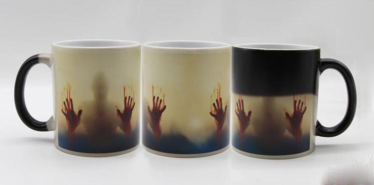 Wärmeempfindliche blutige Hände Tasse | Karnz
