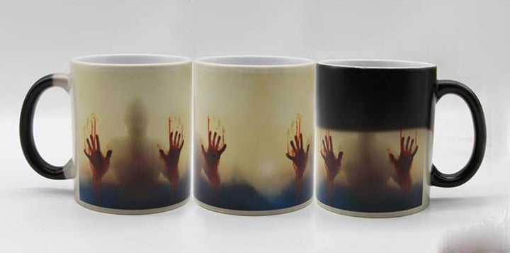 Wärmeempfindliche blutige Hände Tasse | Karnz