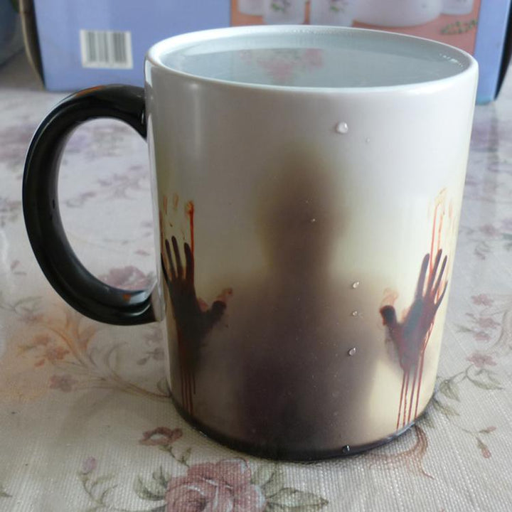 Wärmeempfindliche blutige Hände Tasse | Karnz