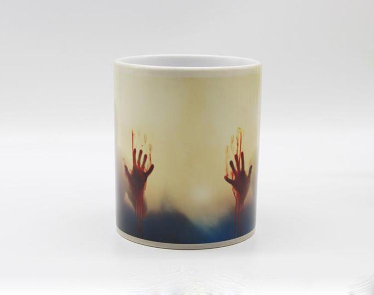 Wärmeempfindliche blutige Hände Tasse | Karnz