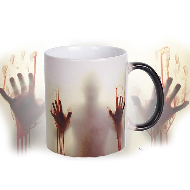 Wärmeempfindliche blutige Hände Tasse | Karnz
