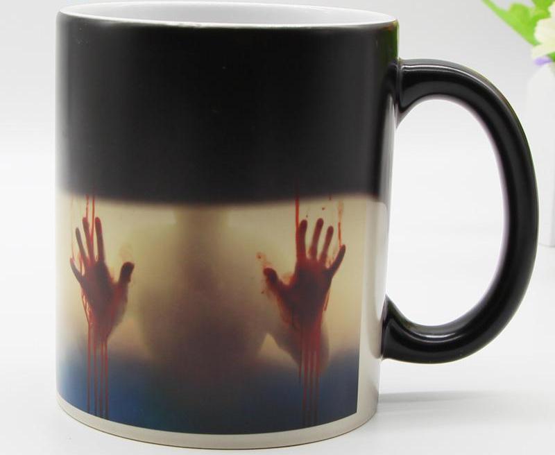 Wärmeempfindliche blutige Hände Tasse | Karnz