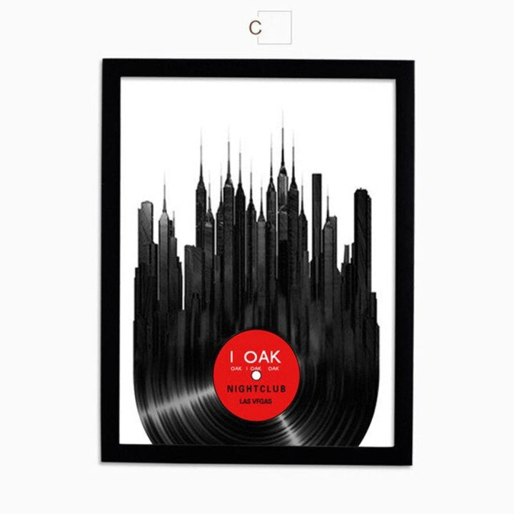 Musik-Leinwandbild, Kunstdruck, Poster, Moderne Kunst – Wandbild auf Leinwand