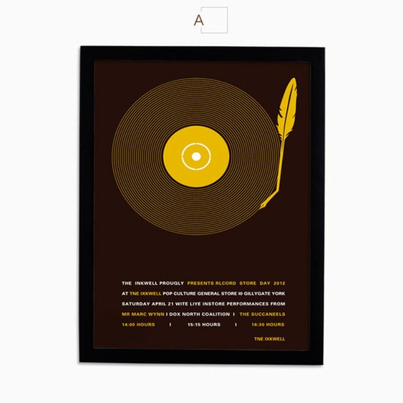 Musik-Leinwandbild, Kunstdruck, Poster, Moderne Kunst – Wandbild auf Leinwand