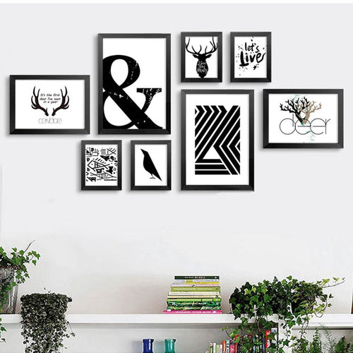 Let's Live Deer - Leinwand Wandkunst Malerei