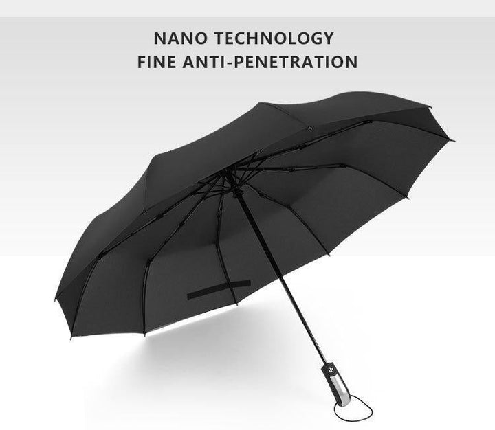Karnz | Luxus Automatisch Öffnen & Schließen Regenschirm Faltbar Wind wasserabweisend