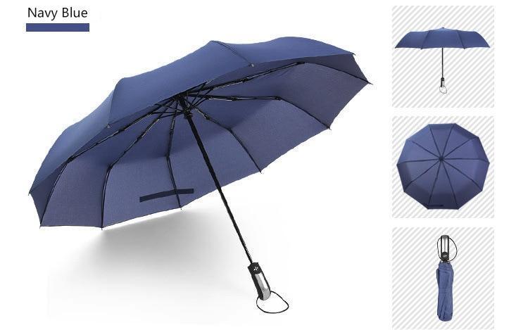 Karnz | Luxus Automatisch Öffnen & Schließen Regenschirm Faltbar Wind wasserabweisend
