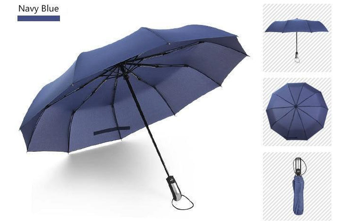 Karnz | Luxus Automatisch Öffnen & Schließen Regenschirm Faltbar Wind wasserabweisend