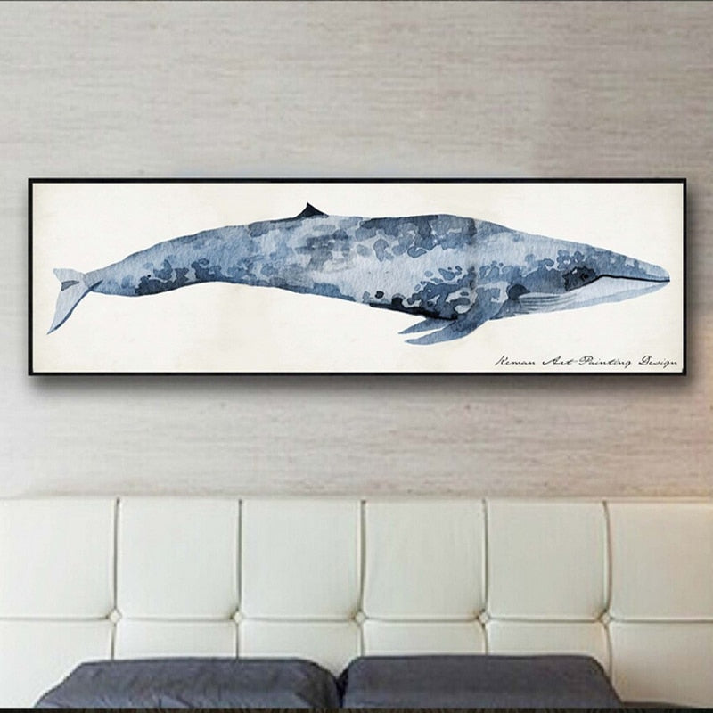 Hai-Leinwand – Wandbild auf Leinwand