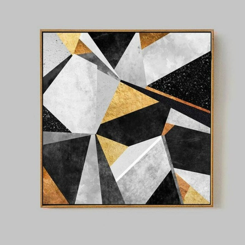 Farbe Kontrast Im Raum - Leinwand Wandkunst Malerei