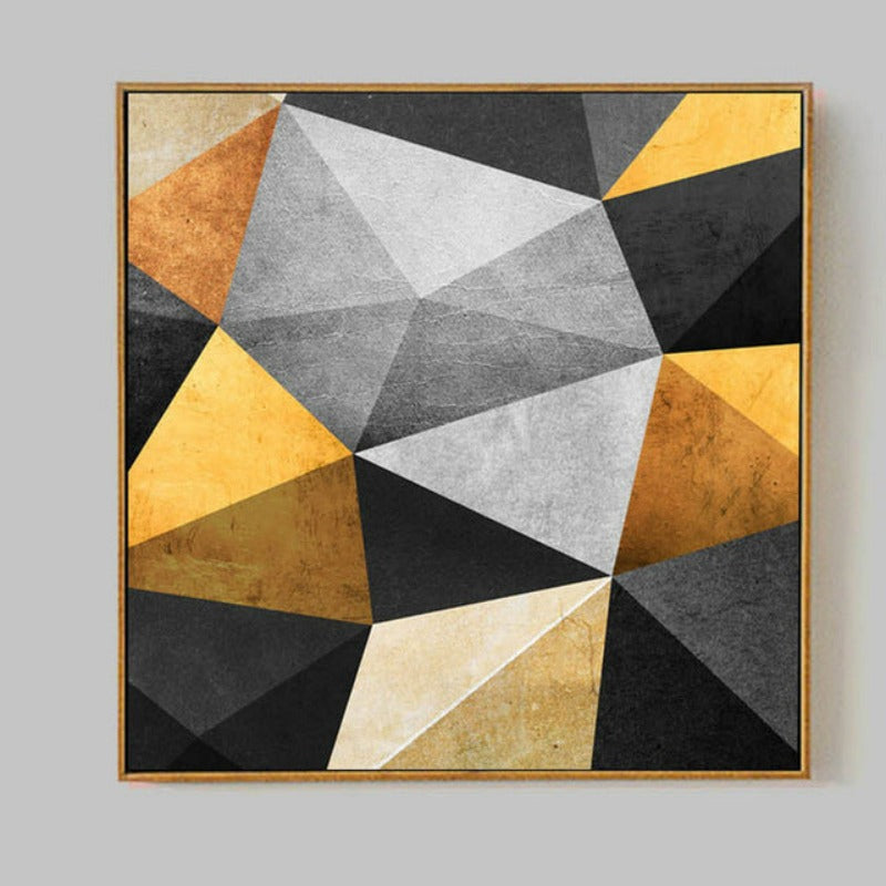 Farbe Kontrast Im Raum - Leinwand Wandkunst Malerei