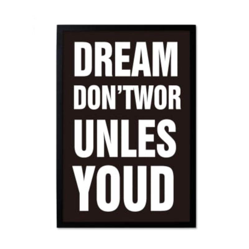Inspirierende moderne Zitate – Leinwandbild
