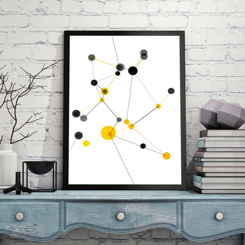 Casual Thought Points-Canvas Wandkunst Malerei