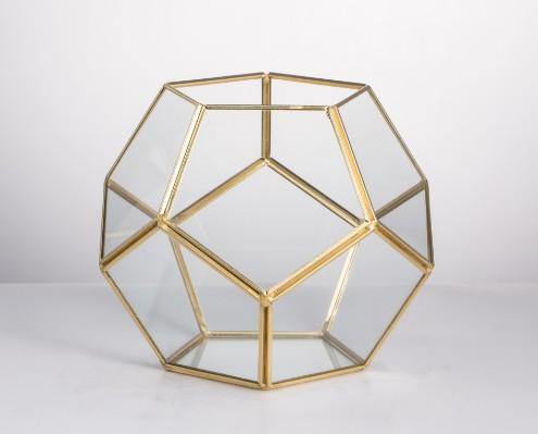 Geometrische Terrarium Glasvase | Karnz