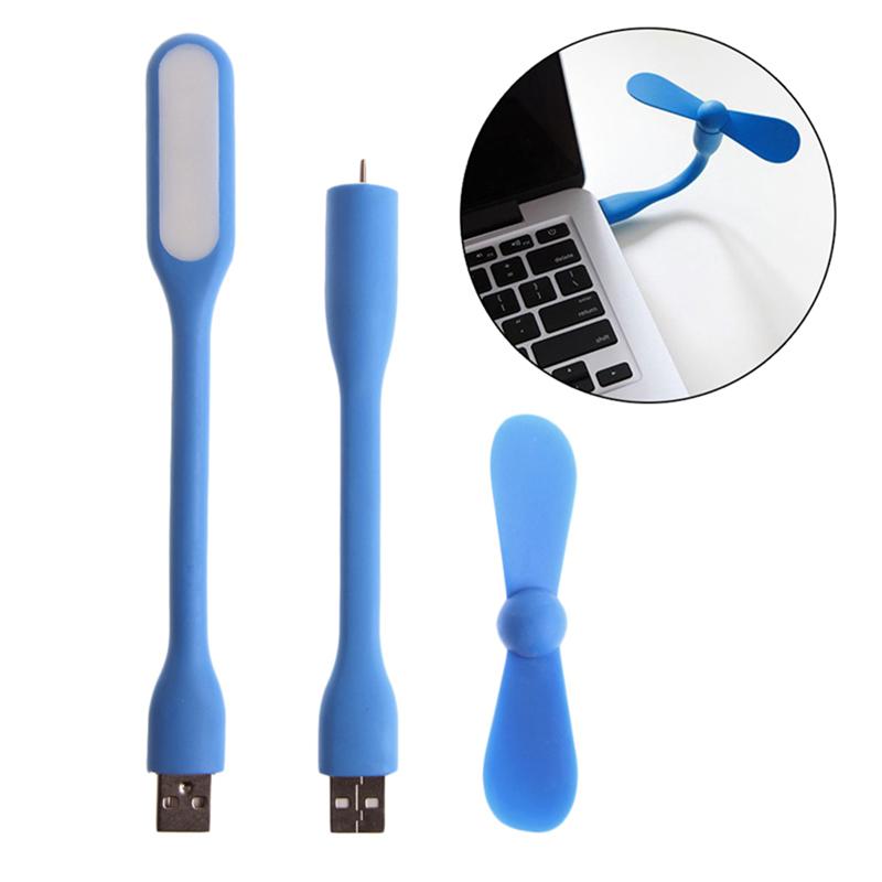 USB Mini Ventilator und LED Licht - Bundle | Karnz